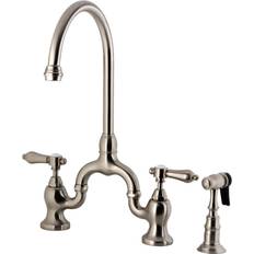 Kingston Brass KS7798BALBS Heirloom Bridge Kitchen Faucet