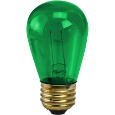 Northlight Incandescent E26 Green Christmas Replacement Bulb Pack of 25