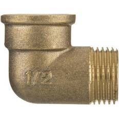 1/2' BSP Thread Pipe Connection Elbow Male x Female Screwed Fittings Iron Cast Brass
