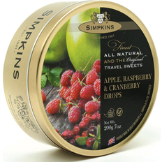 Simpkins Travel Sweets Tin 200g - Apple, Raspberry & Cranberry