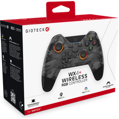 Built-in Battery Game Controllers Gioteck WX4 Switch Wireless RGB Controller Dark Camo