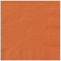 Unique Pumpkin Orange Beverage Napkins, 20ct