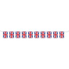 Jubilee Large GB Bunting Flags, Blue