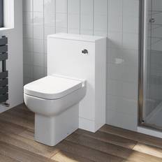 Artis Bathroom Gloss White Flat Pack Concealed Cistern Unit Amelie Toilet 500 x 300mm