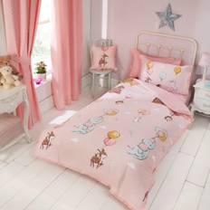 Pink Curtains Animals Float Away Duvet Set - Single