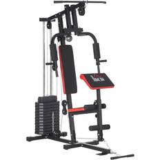 Strength Training Machines Homcom Multi Home Gym Machine With 66Kg Weights