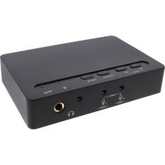 USB-A Sound Cards InLine 66670B - Kabel dB-6.3mm-Mini-USB
