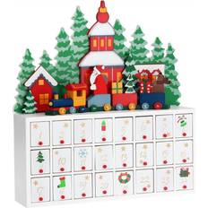 Spielwerk Advent Calendar Christmas Landscape Wood Reusable