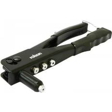 Rolson Four Head Rivet Gun with 75 Rivets, Black Rubber Hammer