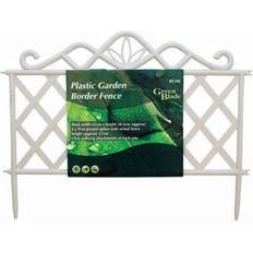 Blackspur Plastic White Garden Border Lawn Patio Flower Bed Fence