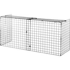 Homcom Extendable Fireguard Screen Black