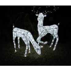Stag & Doe Reindeer Set Up Reindeer Christmas Lamp