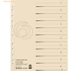 Herlitz 5970009, Brun, Pap, A4, 50 stk