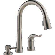 Delta Kate 14 3/8" Kitchen Faucet with Soap Dispenser