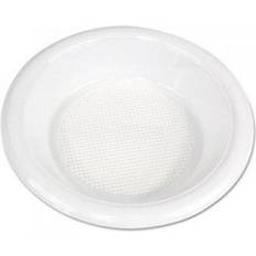 Boardwalk BWKBOWLHIPS12WH 10-12 oz Hi Impact Plastic Dinnerware Bowl, White