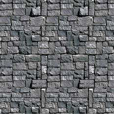 Beistle Stone Wall Backdrop Halloween Decoration