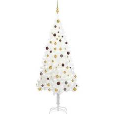 vidaXL Artificial LEDs&Ball Set Christmas Tree 210cm