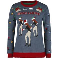 Ugly Christmas Sweater All The Jingle Ladies Christmas Jumper - Multicolour