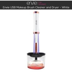 Envie makeup brush cleaner&dryer USBRechargeable,SanitizingSpray,White