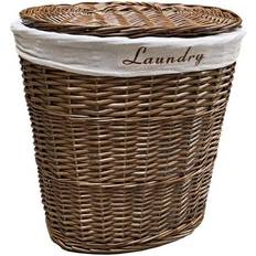 White Laundry Baskets & Hampers Topfurnishing Brown Black Basket With Lid [Oak