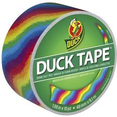 Duck Patterned Tape 1.88"X10yd-Rainbow