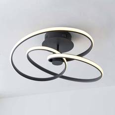 Endon Lighting Dune Modern Swirl Ceiling Flush Light