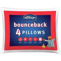 Silentnight Bounceback 4 Pack Bed Pillow (74x48cm)