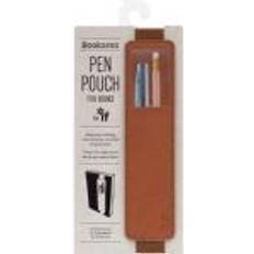 IF Bookaroo Pen Pouch Notebook/Pen Organiser Elasticated A5 Notebook -Brown