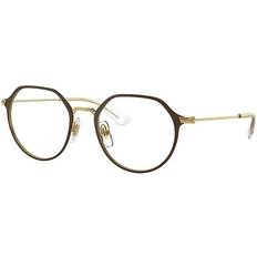 Ray-Ban Junior Jack Kids Gold Clear Lenses Polarized 47-18 Gold 47-18