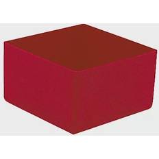 Bins, height 63 mm, red, LxW 108x108 mm, pack of 50