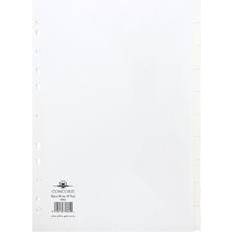 Concord Punched Pocket Subject Dividers Extra Wide 10-Part A4