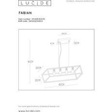 Lucide Fabian 4 Pendant Lamp