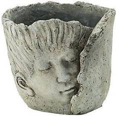 A&B Home Barbara King Dreaming Profile Cement Planter