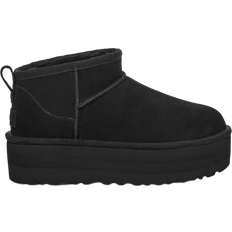Wool Ankle Boots UGG Classic Ultra Mini Platform - Black
