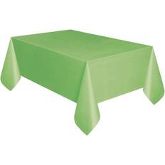 Unique Party Lime Green Plastic Tablecloth, 108" x 54"