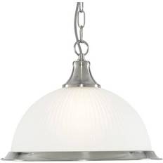 Searchlight Pendant Lamps Searchlight American Diner Ceiling Chain Pendant Lamp