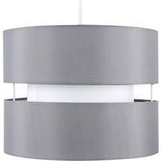 MiniSun Modern 2 Tier Cylinder Pendant Lamp