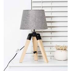 Homcom Grey Shade Table Lamp