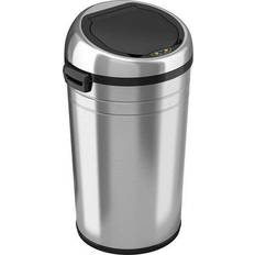 itouchless Steel Round Sensor Trash Can with Control