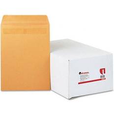 Universal 35291 Self-Stick File-Style Envelope Contemporary 12 1/2 x 9 1/2 Brown 250/box