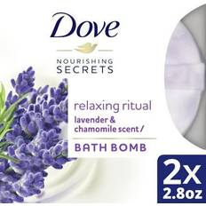 Dove Moisturizing Bath Bombs Dove Nourishing Secrets, 2 Bath Bombs, Lavender Chamomile Scent