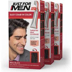 Just For Men Permanent Hair Dyes Just For Men autostop, dark brown 3 pack, 3 Count