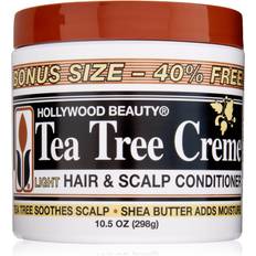 Hollywood Beauty Tea Tree Creme Hair Scalp Conditioner, White