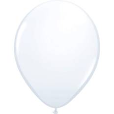 Qualatex 5 White Latex Balloons (100ct)