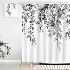 Grey Shower Curtains Tititex Black Shower Plant