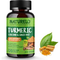 Naturelo Turmeric & Ginger Extract with Bioperine 120