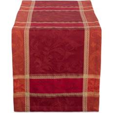 DII Imports Harvest Wheat Jacquard Tablecloth Multicolour, Orange