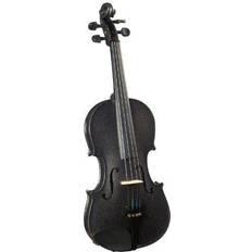 Cremona Sv-130Bk Series Sparkling Black Violin Outfit 4/4 Size