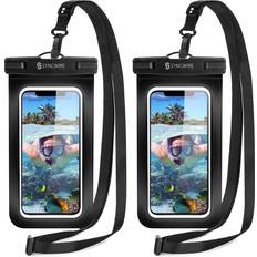 Syncwire Waterproof Phone Case, 2-Pack Universal IPX8 Waterproof Phone Pouch Dry Bag for iPhone 12 Pro Max 12 Mini SE 2020 11 XS XR X 8 7 6s 6 Plus Sa