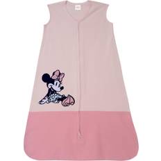 Lambs & Ivy Disney Baby Minnie Mouse Pink Appliqued Cotton Wearable Blanket